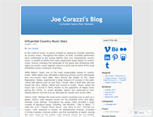 Tablet Screenshot of josephcorazzi.wordpress.com