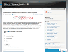 Tablet Screenshot of clubepolitica.wordpress.com