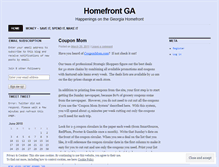 Tablet Screenshot of homefrontga.wordpress.com