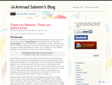 Tablet Screenshot of ammadsal.wordpress.com