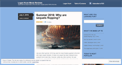 Desktop Screenshot of logankrum.wordpress.com