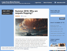 Tablet Screenshot of logankrum.wordpress.com