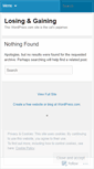Mobile Screenshot of losingtheextrame.wordpress.com