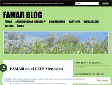 Tablet Screenshot of famar.wordpress.com
