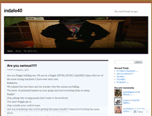 Tablet Screenshot of indale40.wordpress.com