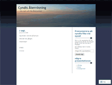 Tablet Screenshot of cyndisfika.wordpress.com