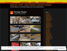 Tablet Screenshot of dorfschmied.wordpress.com