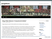 Tablet Screenshot of javigattuso.wordpress.com