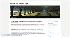 Desktop Screenshot of healthfitnessidea.wordpress.com