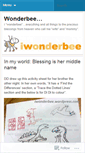 Mobile Screenshot of iwonderbee.wordpress.com