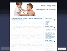 Tablet Screenshot of gptraining.wordpress.com