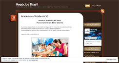 Desktop Screenshot of negociosbrasil.wordpress.com