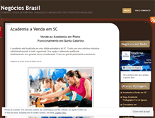 Tablet Screenshot of negociosbrasil.wordpress.com