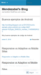 Mobile Screenshot of mendezabel.wordpress.com
