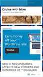 Mobile Screenshot of cruisewithmike.wordpress.com
