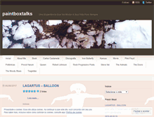 Tablet Screenshot of paintboxtalks.wordpress.com