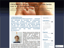 Tablet Screenshot of crescimentoinfantojuvenil.wordpress.com