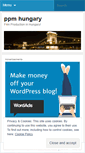 Mobile Screenshot of ppmhungary.wordpress.com