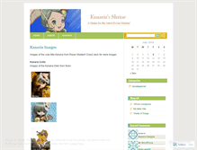 Tablet Screenshot of kanaria.wordpress.com