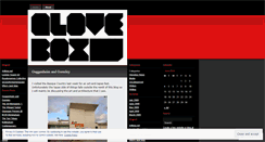 Desktop Screenshot of gloveboxzine.wordpress.com