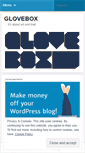 Mobile Screenshot of gloveboxzine.wordpress.com