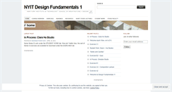 Desktop Screenshot of nyitdesignfundamentals.wordpress.com