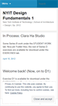 Mobile Screenshot of nyitdesignfundamentals.wordpress.com