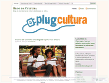 Tablet Screenshot of plugcultura.wordpress.com