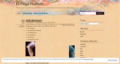 Desktop Screenshot of elpegahuesos.wordpress.com