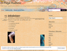 Tablet Screenshot of elpegahuesos.wordpress.com