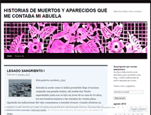 Tablet Screenshot of mmmquiero.wordpress.com