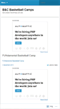 Mobile Screenshot of basketballcamps7.wordpress.com