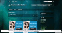 Desktop Screenshot of pensiuneapascha.wordpress.com