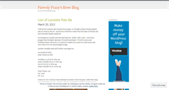 Desktop Screenshot of fiercelyfuzzy.wordpress.com