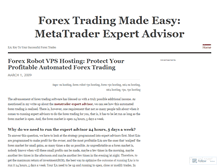 Tablet Screenshot of metatraderexpertadvisor.wordpress.com