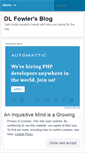 Mobile Screenshot of dlfowler.wordpress.com