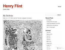 Tablet Screenshot of henryflint.wordpress.com