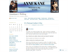 Tablet Screenshot of annekane.wordpress.com