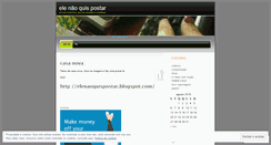 Desktop Screenshot of naopostou.wordpress.com