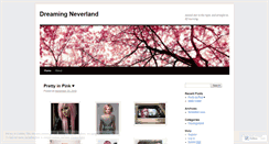 Desktop Screenshot of dreamingneverland.wordpress.com