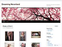 Tablet Screenshot of dreamingneverland.wordpress.com