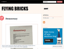 Tablet Screenshot of flyingbricks.wordpress.com
