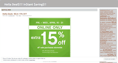 Desktop Screenshot of helladeals.wordpress.com