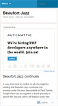 Mobile Screenshot of beaufortjazz.wordpress.com