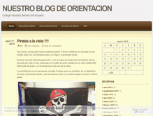 Tablet Screenshot of orientacioncriptana.wordpress.com