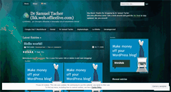 Desktop Screenshot of drstacher.wordpress.com