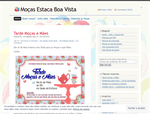 Tablet Screenshot of mocasboavista.wordpress.com