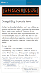 Mobile Screenshot of onegaiblog.wordpress.com