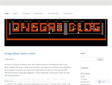 Tablet Screenshot of onegaiblog.wordpress.com