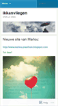 Mobile Screenshot of ikkanvliegen.wordpress.com